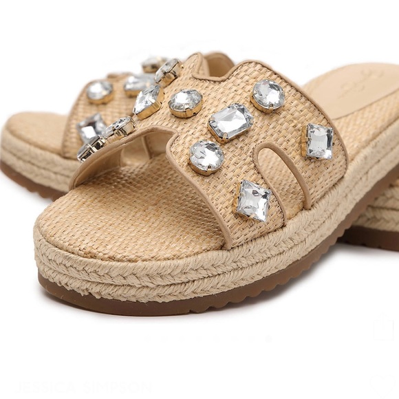 jessica simpson platform slide sandals